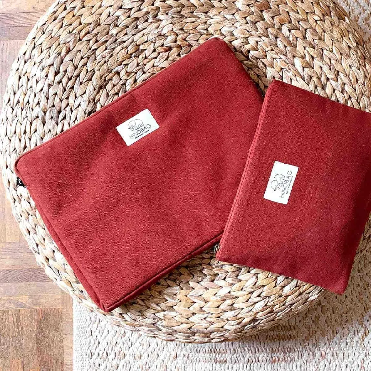 Housse ordinateur Ava 15 pouces unie – Hindbag