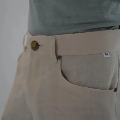 Short Ziggy lin Beige — photo 4