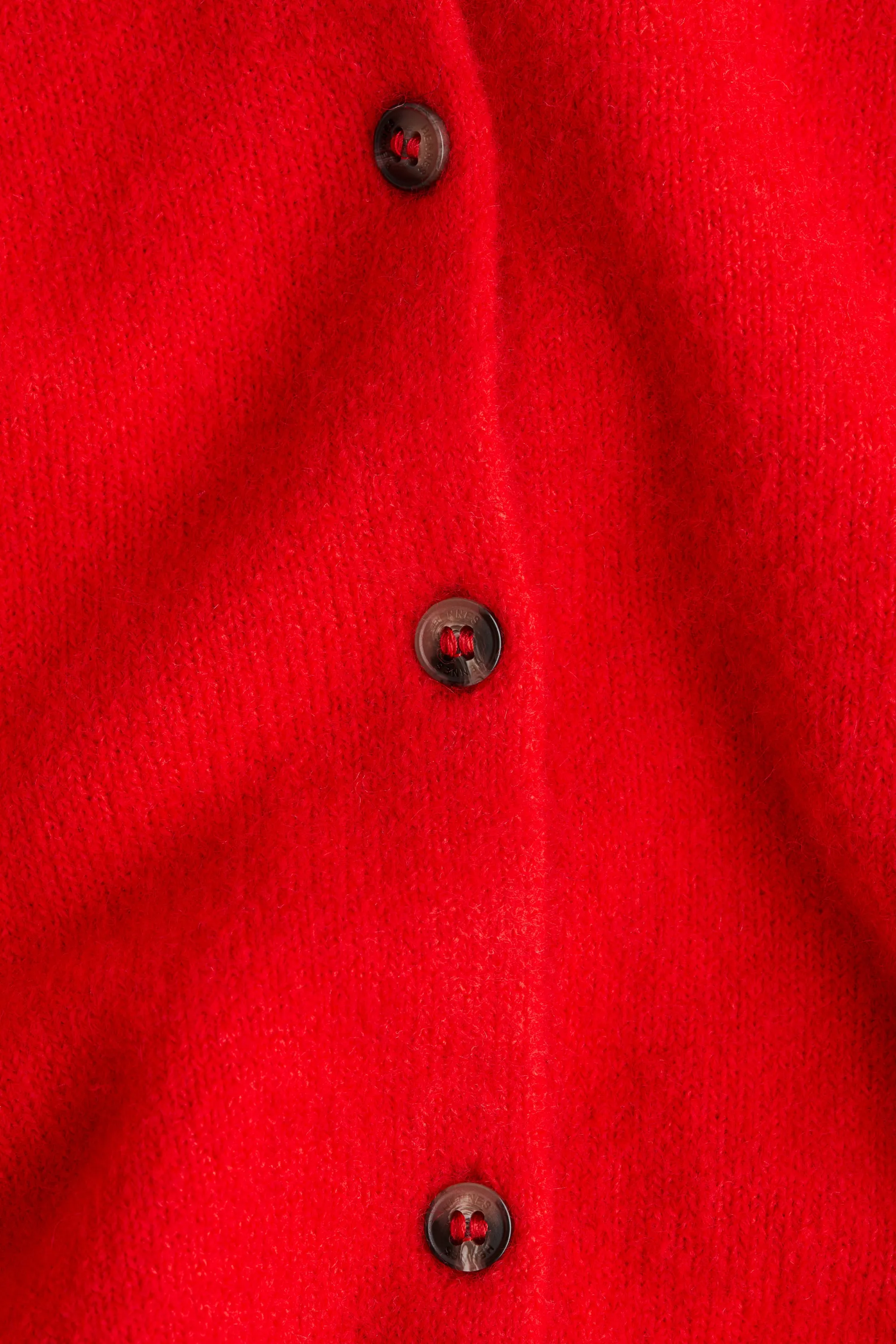 Gilet en maille - Rouge vif