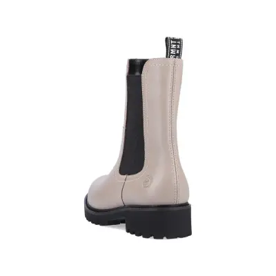 Bottines Remonte D8694-64 Beige - Lacets Zip Grande Pointure Femme — photo 3