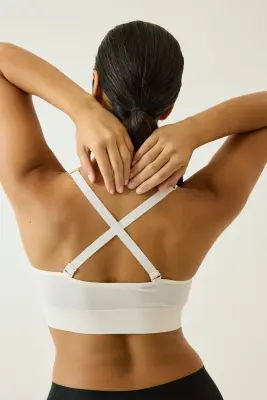 Soutien-gorge Seamless souple et paddé - Crème — photo 2