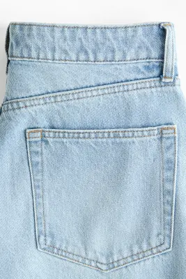 Baggy Barrel Regular Waist Jeans - Bleu denim clair — photo 5