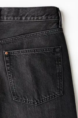 Wide Jeans - Noir denim — photo 5