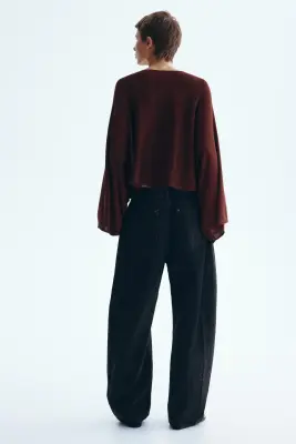 Top oversize - Marron foncé — photo 3
