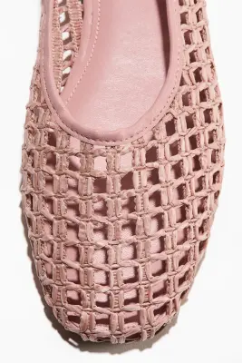 Ballerines en paille - Beige clair — photo 2