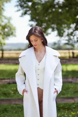 Paloma Wool Coat - White — photo 3