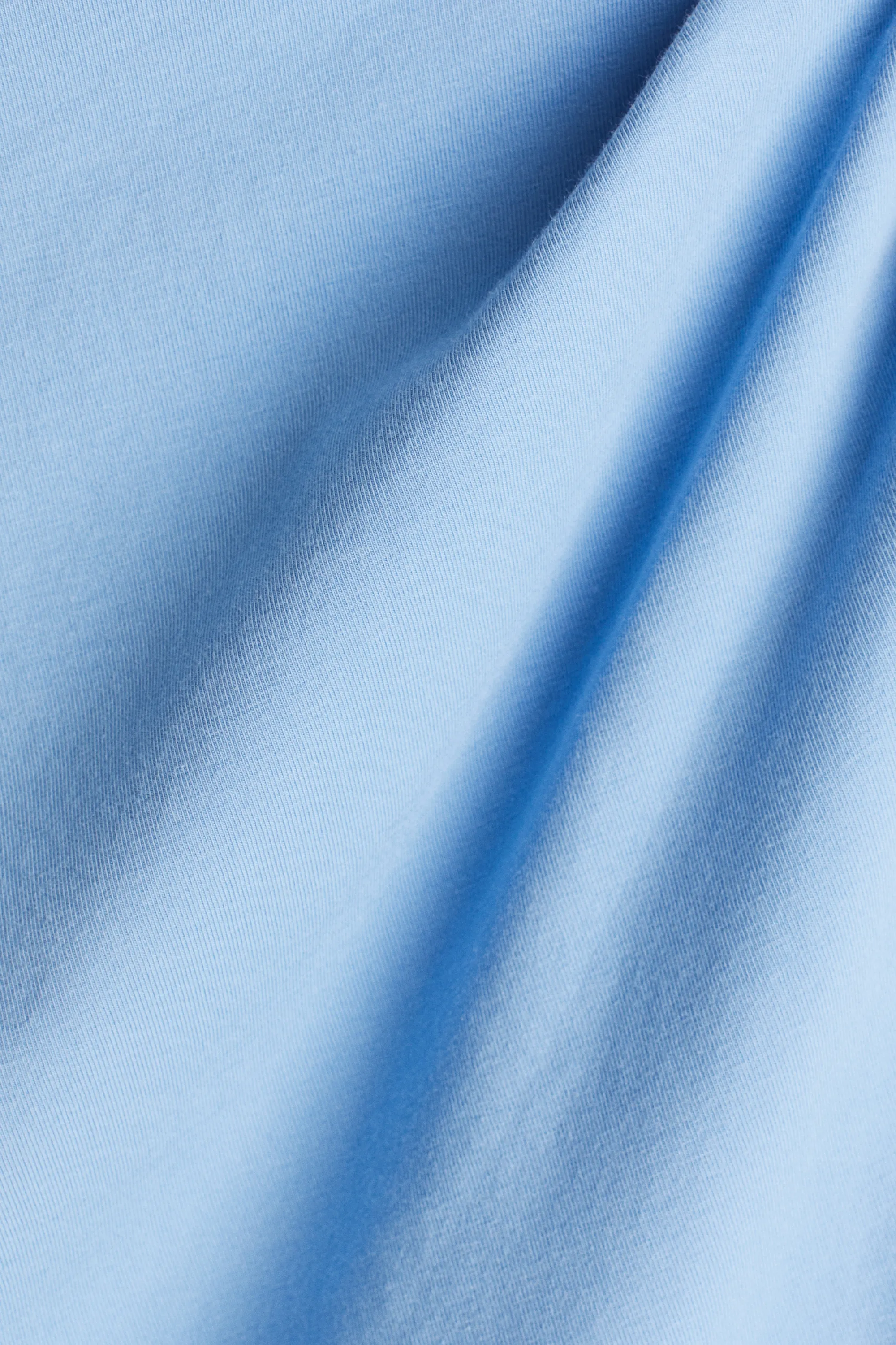 T-shirt à effet drapé - Bleu clair