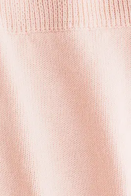 Short en maille avec bords roulottés - Rose poudré — photo 3