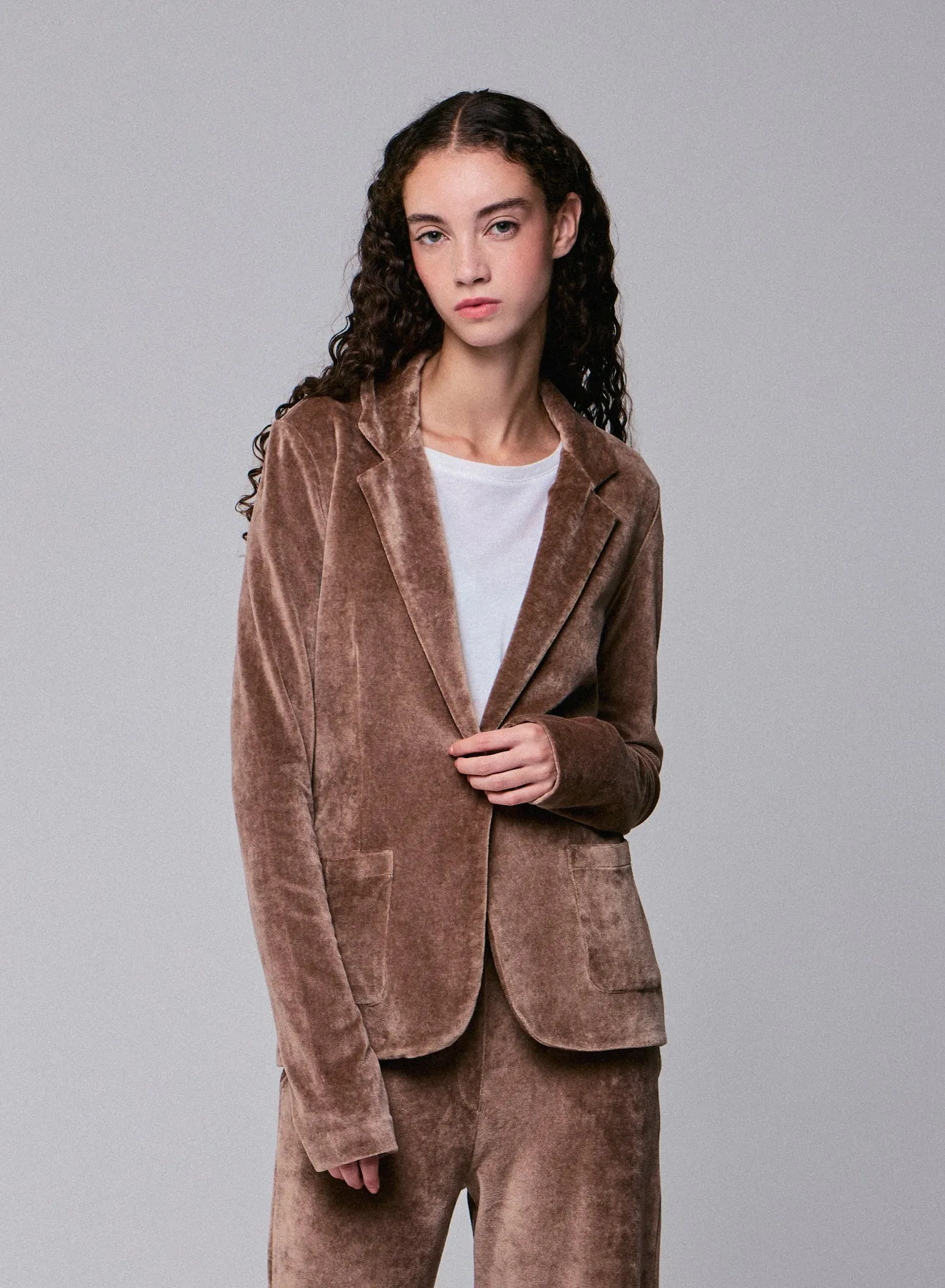 Veste en coton, modal et élasthanne