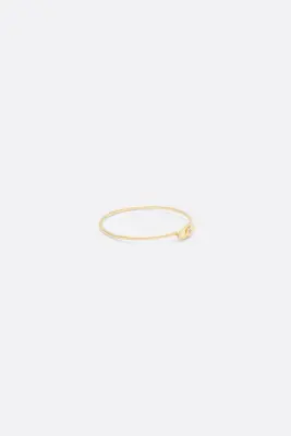 BAGUE GABIN PETIT MODELE - Or blanc 18 carats — photo 3