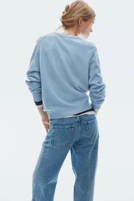 Pull - Bleu clair — photo 2