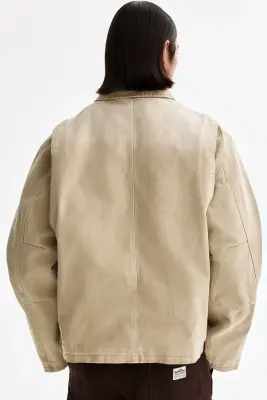 Veste workwear courte - Beige — photo 1