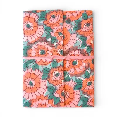 Carnet Fleurs Corail — photo 1