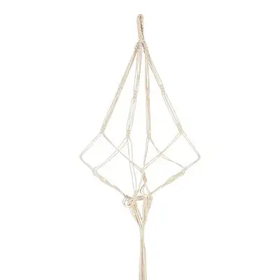 Suspension pour pot en macramé Nature – Aveva — photo 5