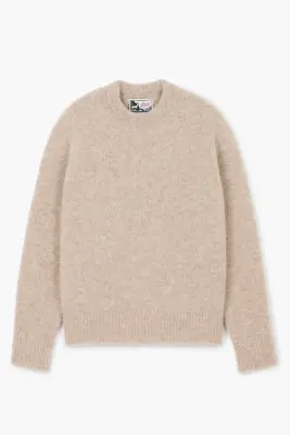 Alpaca Sweater - Beige Chiné — photo 1