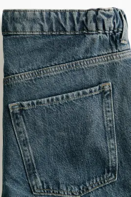 MAMA Wide Low Waist Jeans - Bleu denim foncé — photo 4