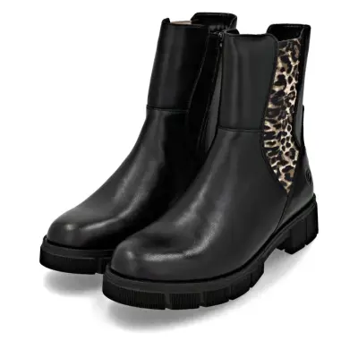 Bottines Remonte D2S70-03 Noires - Lacets Grande Pointure Femme — photo 3
