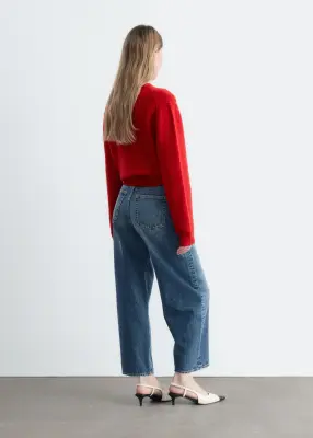 Pull en cachemire mélangé - Rouge — photo 4