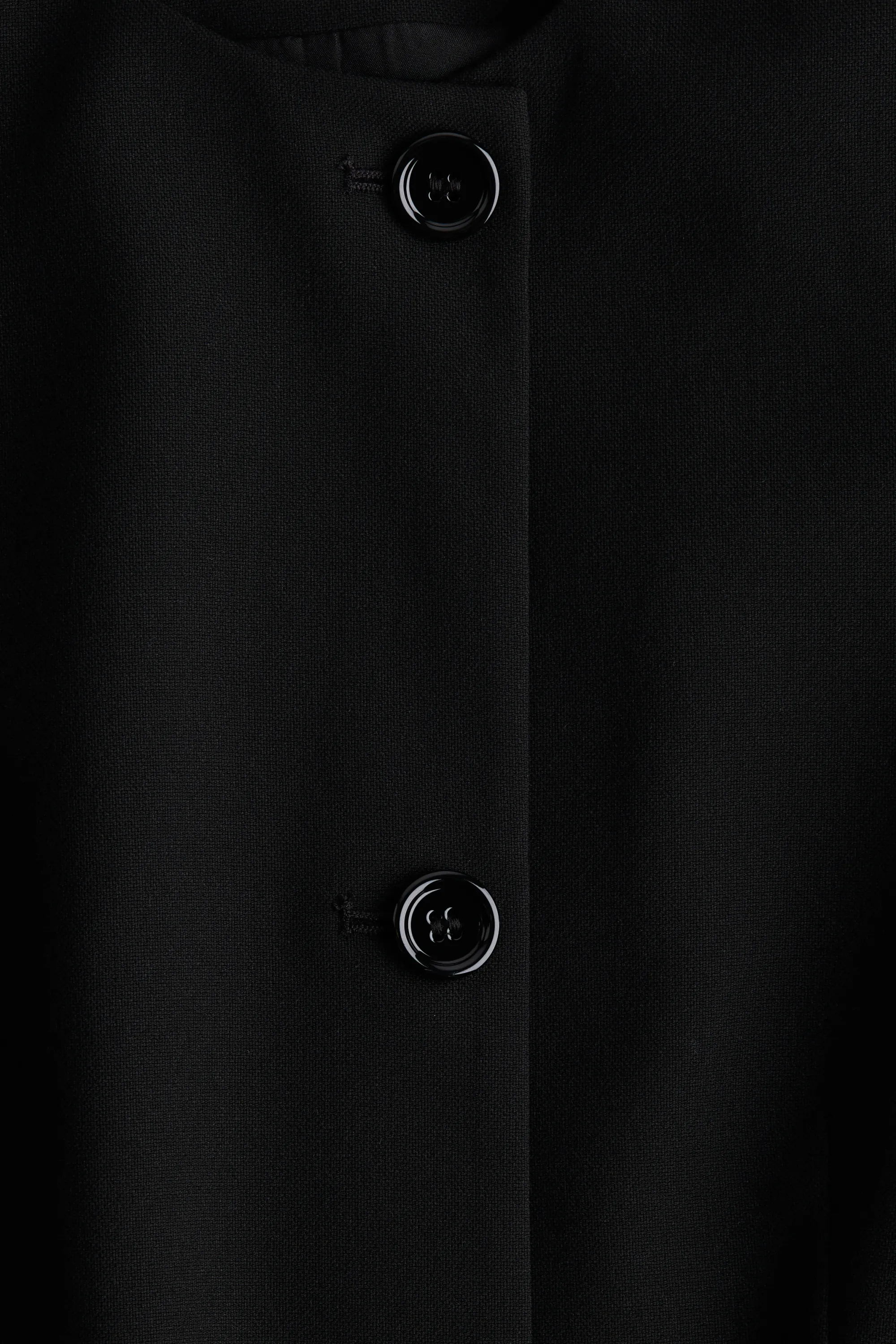 Blazer sans col - Noir