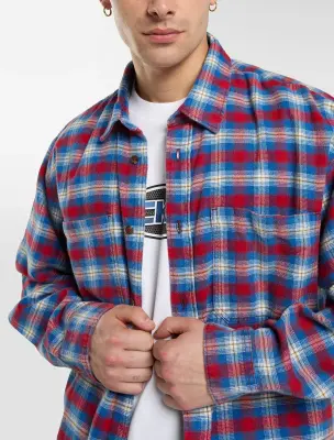 Chemise Dickies flanel Jerome – Deep Claret — photo 4