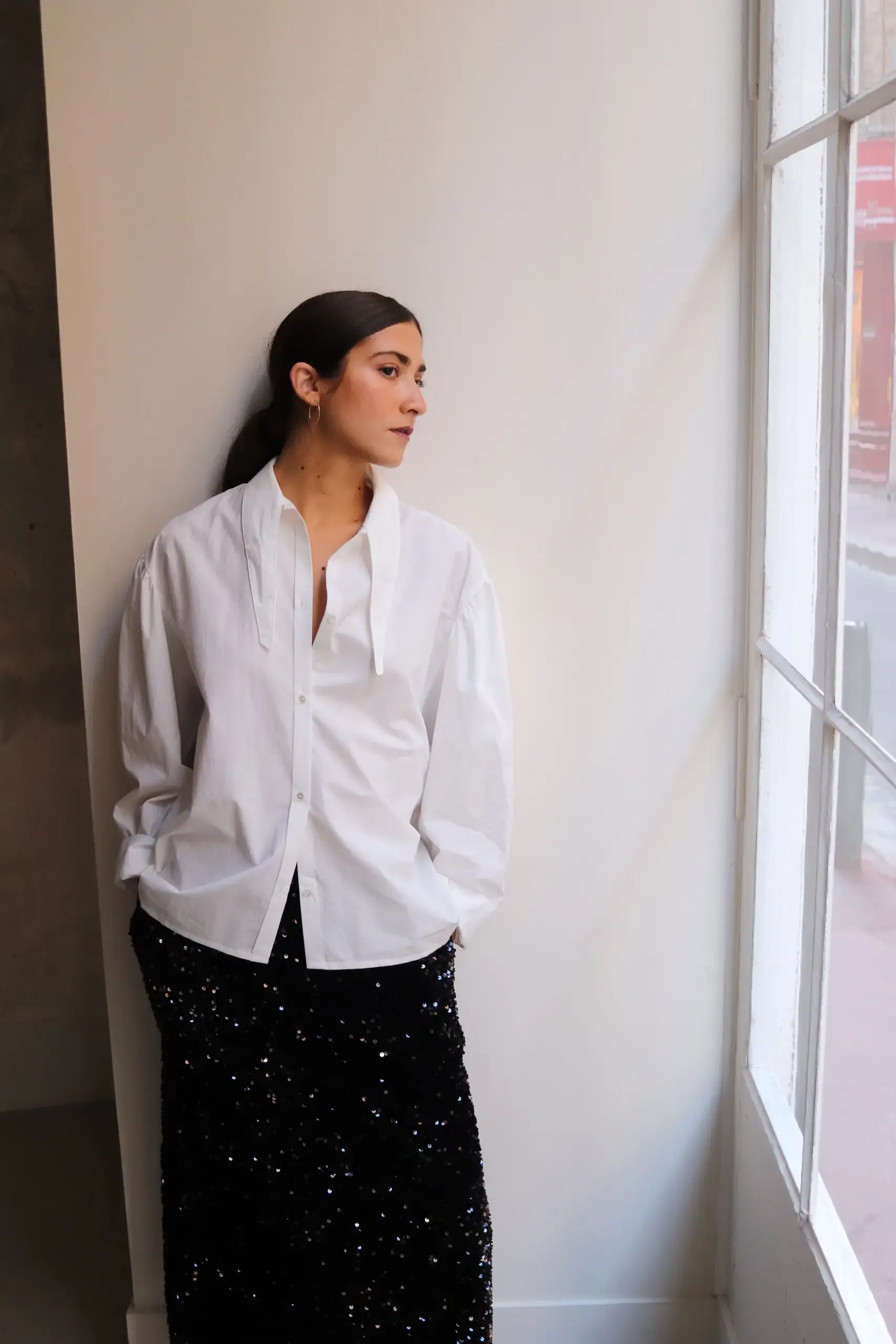 Eleph – Tie Shirt C10.01.01.10 – White