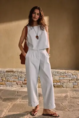 Pantalon Tristan bleu ciel — photo 4