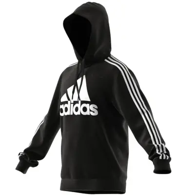 ADIDAS SWEAT CAPUCHE Noir — photo 4