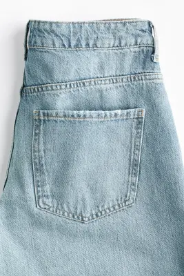 Baggy Low Waist Jeans - Bleu denim clair — photo 5