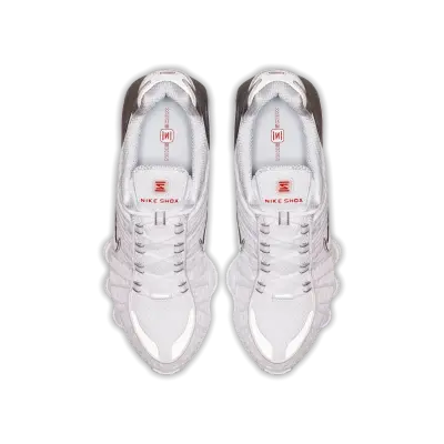 Nike Shox TL White Metallic Silver — photo 3