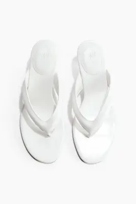 Sandales à talon - Blanc — photo 1