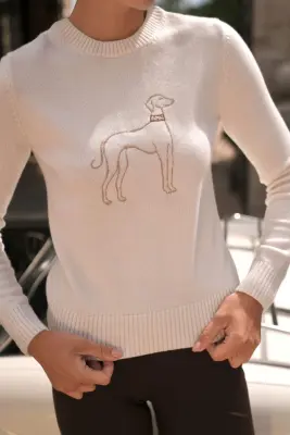 Oliver Wool Cashmere Sweater - Brown — photo 3