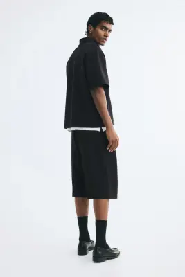 Bermuda Loose Fit - Noir — photo 3