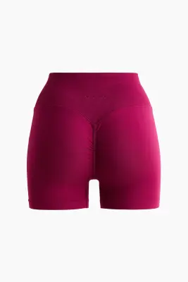 Short moulant scrunch Seamless DryMove™ - Grenade foncé — photo 5