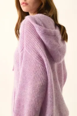Pull Bulotte Petale Chine — photo 2