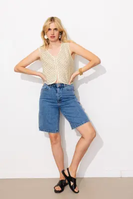 Boléro en crochet Femme — photo 3