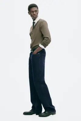 Straight Regular Jeans - Bleu denim foncé — photo 3
