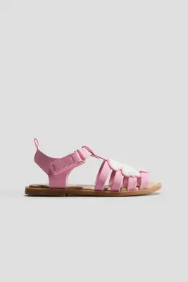 Sandales avec applications - Rose/oiseau — photo 1