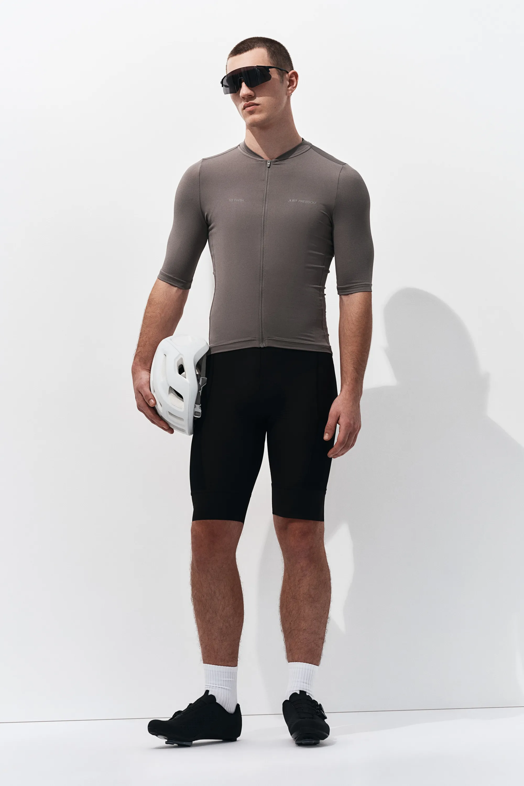 T-shirt vélo Muscle Fit DryMove™ - Gris