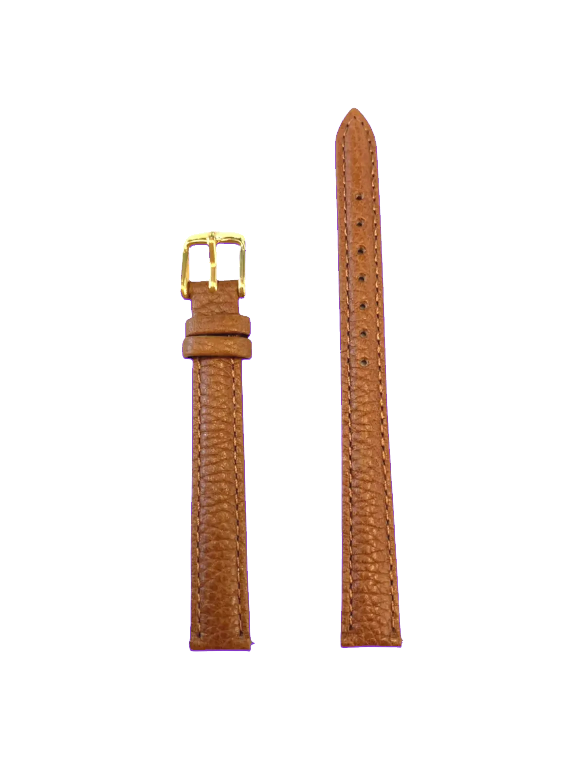 Bracelet 12 mm Marron Relief Gold