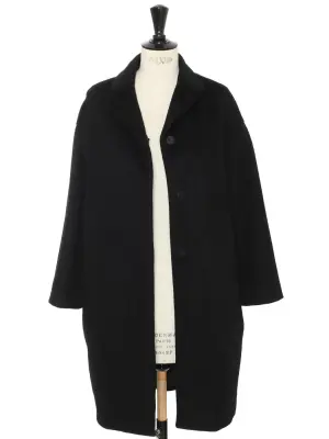 Manteau boule en 100% laine noire Prix boutique 3700€ Taille 36 — photo 4