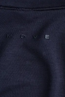Top de sport croisé en modal - Bleu marine — photo 4
