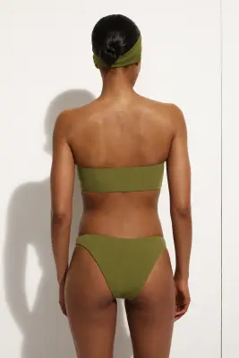 BAS DE BIKINI BRÉSILIEN - KAKI — photo 3