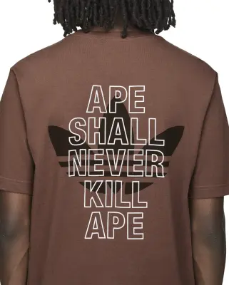 Short Sleeve Tee Bape Earth Straw — photo 4