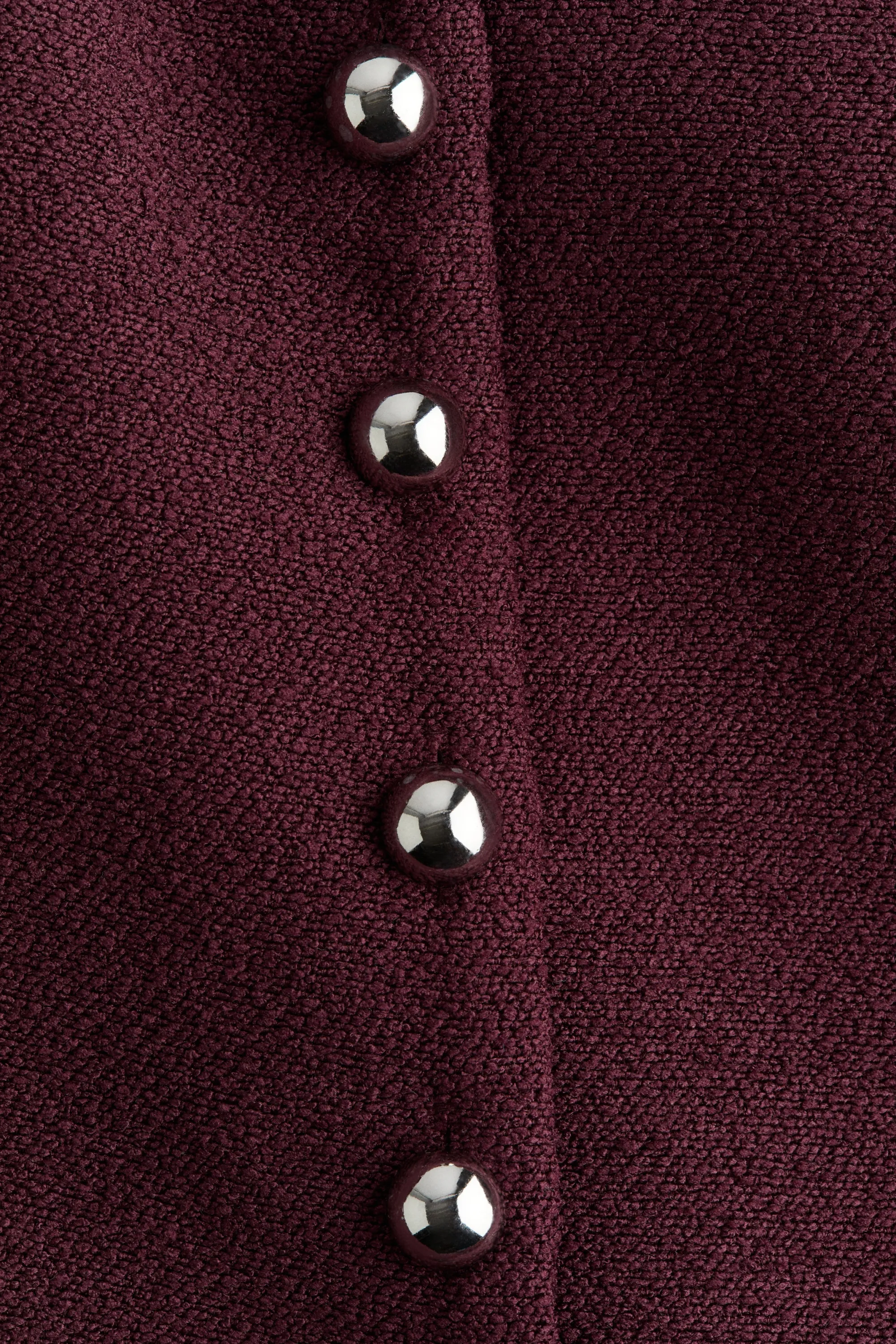 Robe en bouclette - Bordeaux