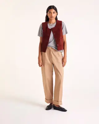 Gilet Masha croute brique — photo 2