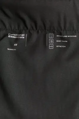 Pantalon Easy-care Loose Fit en lin mélangé - Noir — photo 5