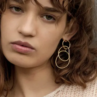 Grandes boucles d’oreilles Victoire – BDM Studio — photo 5