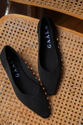 Celine Recycled Ballet Flats - Black — photo 2