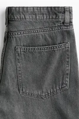Baggy Regular Waist Jeans - Gris denim — photo 5