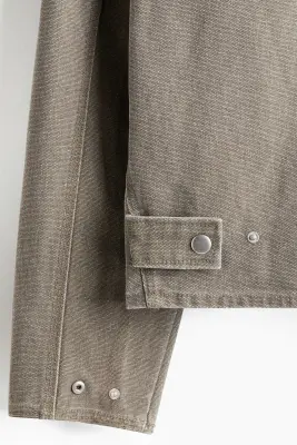 Veste workwear en toile - Vert ancien — photo 1